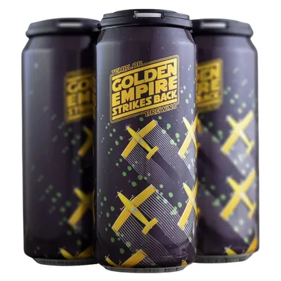 Temblor Golden Empire Strikes Back Hazy IPA 4 Pack 64 oz cans