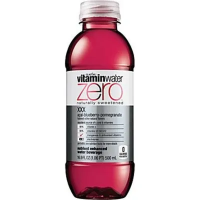 Vitaminwater Zero Sugar XXX, Acai-blueberry pomegranate 16.09oz Bottle