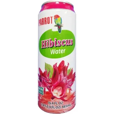 Parrot Hibiscus Water 16.4oz Can
