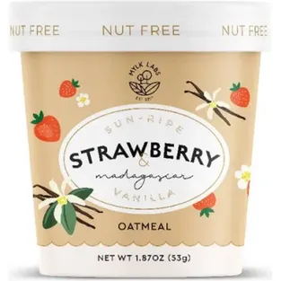 Mylk Labs Sun-ripe Strabwerry Madagascar Vanilla Oatmeal Box
