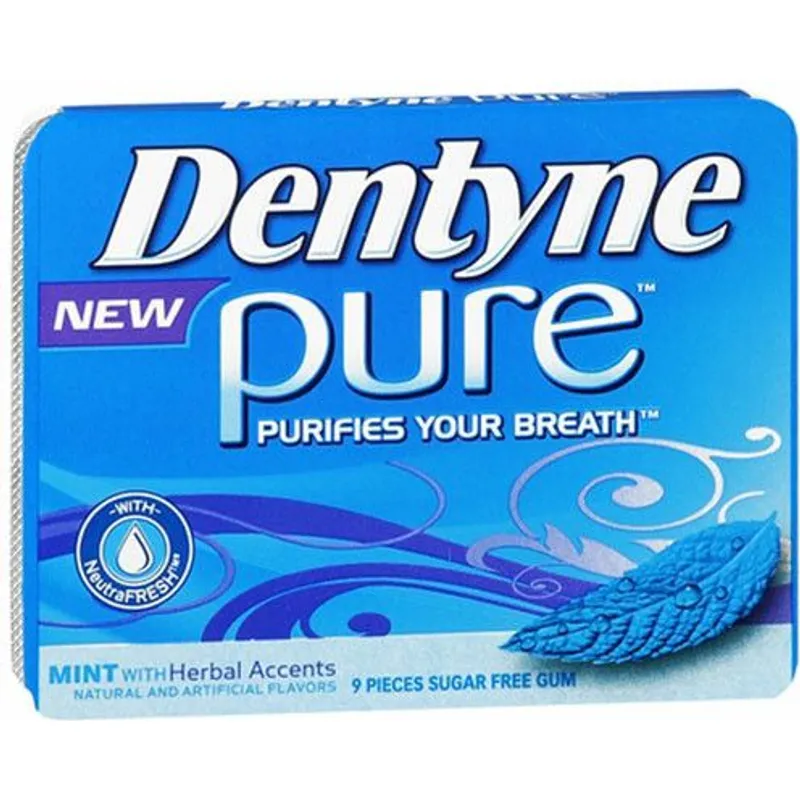 Dentyne Pure Sugar Free Gum Mint With Herbal Accents view 1
