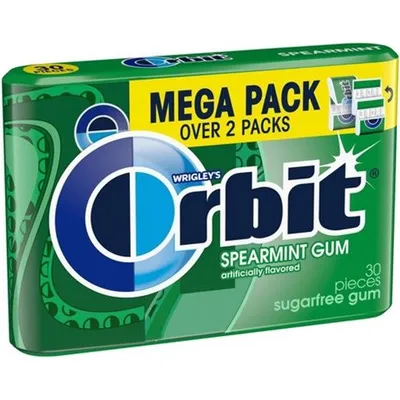 Orbit Mega Pack Sugar Free Spearmint Gum 30 Pack