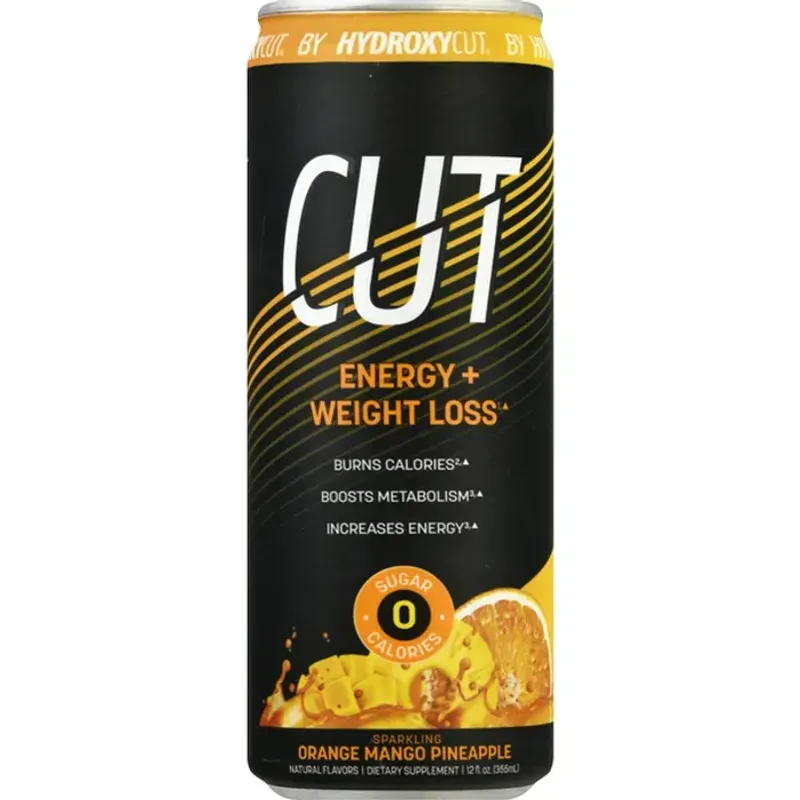 Hydroxycut CUT Energy Drink Orange Mango Pineapple view 1