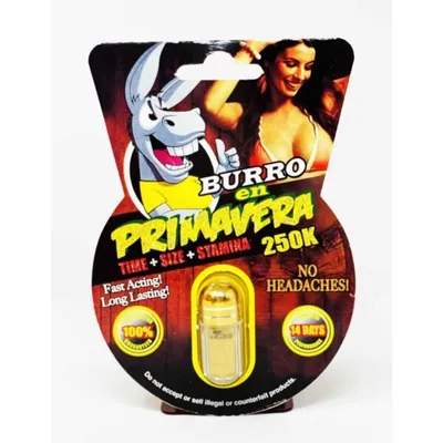 Burro en Primavera 250K 2-count pill/capsule Boxs