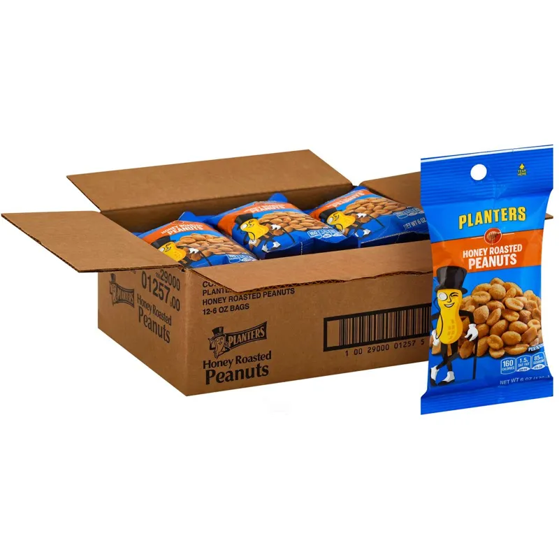 Planters Honey Roasted Peanuts view 1