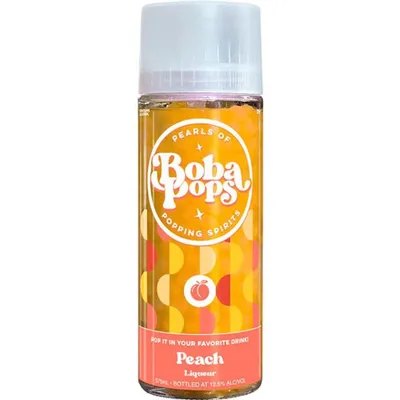 Boba Pops Peach Liqueur 375 mL