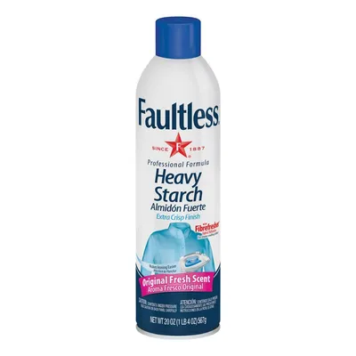 Faultless Heavy Finish Ironing Spray Starch 20 oz