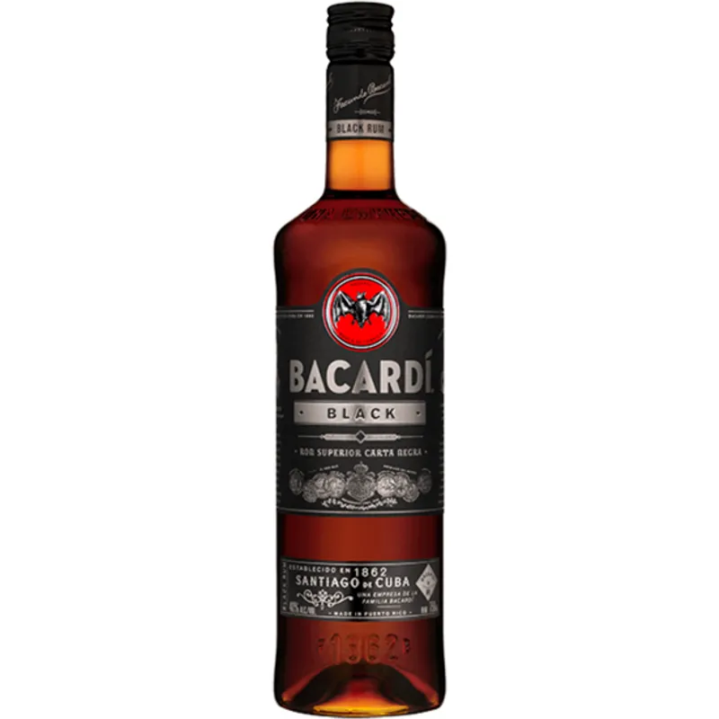 Bacardi Black Rum view 1