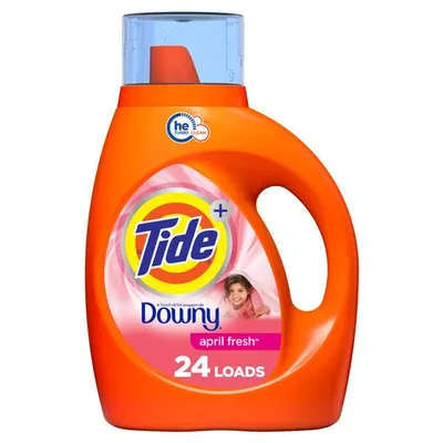 Tide with Downy April Fresh Liquid Detergent 34 oz Bottle