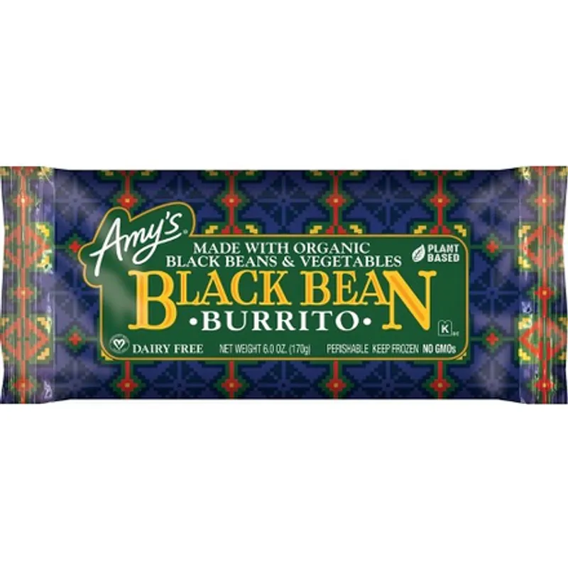 Amys Black Bean Burrito view 1