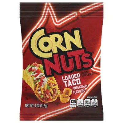 Corn Nuts Loaded Taco 4 oz Bag