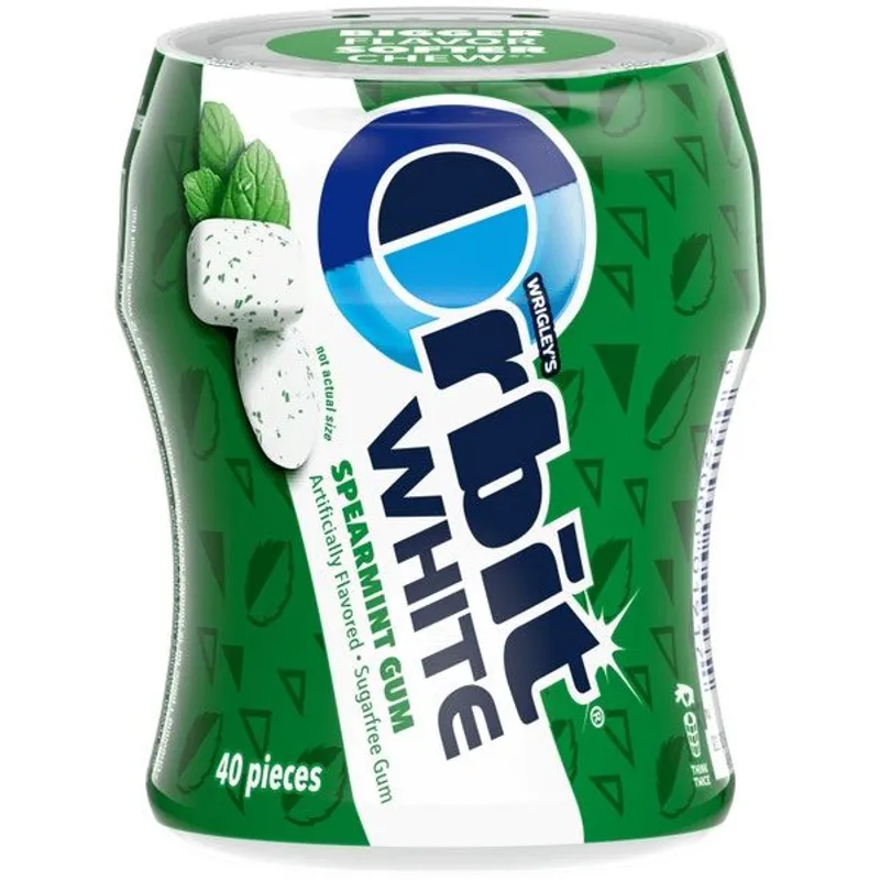 Orbit White Spearmint Sugarfree Chewing Gum view 1