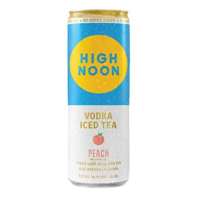 High Noon Peach Vodka Iced Tea 12 oz can