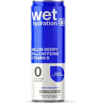 Wet Hydration Blackberry Melon 12 oz can