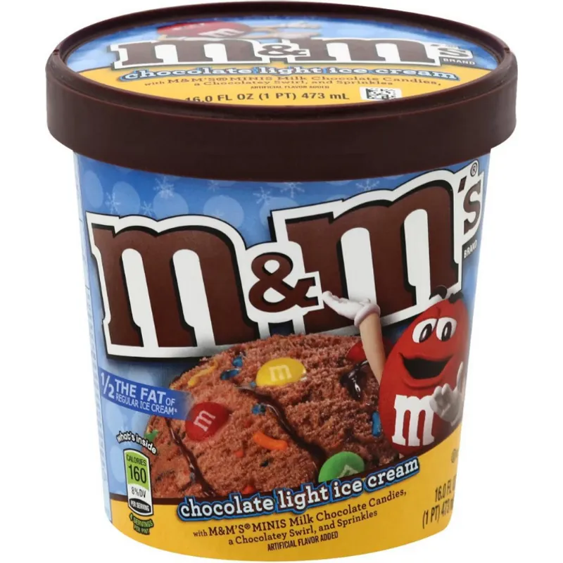 M&M's Chocolate Light Ice Cream view 1