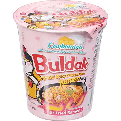 Samyang Hot Chicken Flavor Ramen Carbonara Korea Noodle 80g