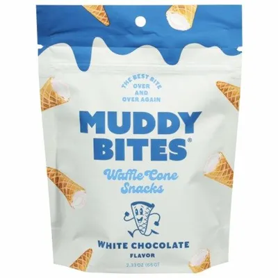 Muddy Bites White Chocolate 2.33 oz Bag