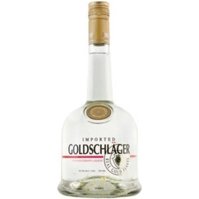 Goldschlager Cinnamon Schnapps Liqueur With Gold Flakes view 1