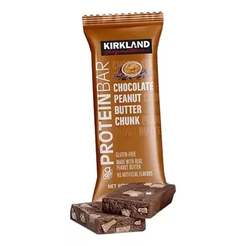 Kirkland Signature Protein Bar Chocolate Peanut Butter Chunk view 1