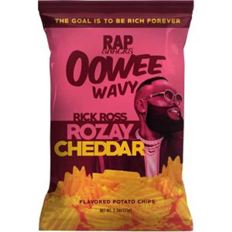 Rap Snacks Rick Ross Rozay Cheddar Chips view 1
