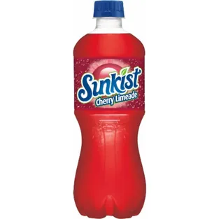 Sunkist Cherry Limeade Soda Plastic