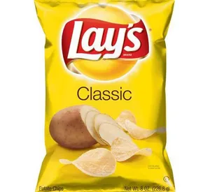 Lay's Potato Chips Classic 8 oz Bag