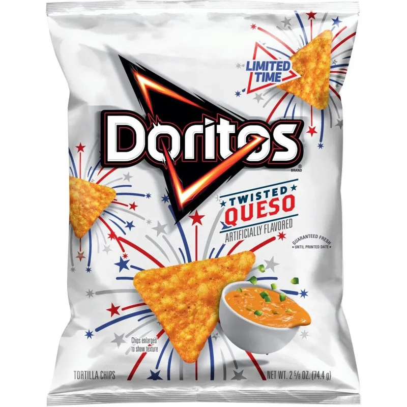 Doritos Twisted Queso Flavored Tortilla Chips view 1