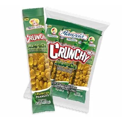 Manzela Japanese Style Peanuts Jalapeno 4.58 oz Bag