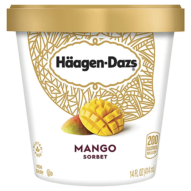 Haagen-Dazs Mango Sorbet view 1