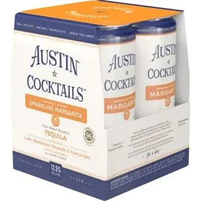 Austin Cocktails Bergamot Orange Sparkling Margarita 4 Pack 8.4 oz Cans