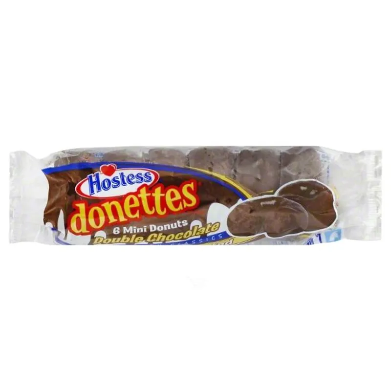 Hostess Donettes Double Chocolate Frosted Mini Donuts view 1