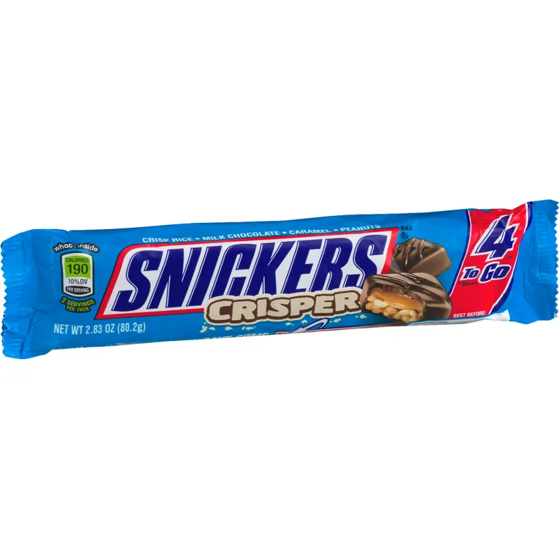 Snickers Crisper Candy Bar to Go - Twist to Close - Cray Cray view 1