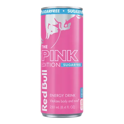 Red Bull Pink Edition Sugar Free Wild Berries Energy Drink 8.4 oz Can