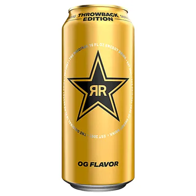 Rockstar Energy Drink OG Flavor Throwback Edition 16 oz Can