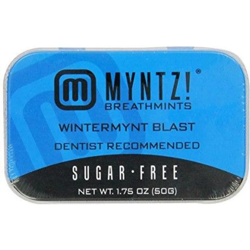 Myntz! Sugar-Free Wintermint Blast Breathmints Candy Box view 1