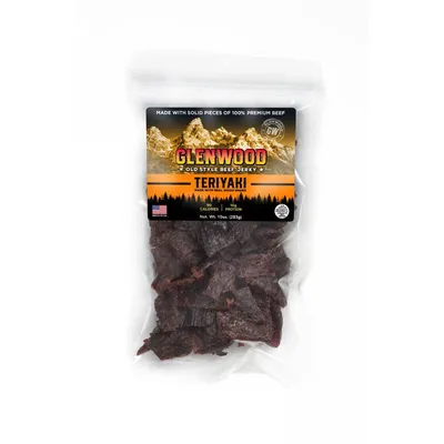 Glenwood Teriyaki Beef Jerky 10 oz Bag