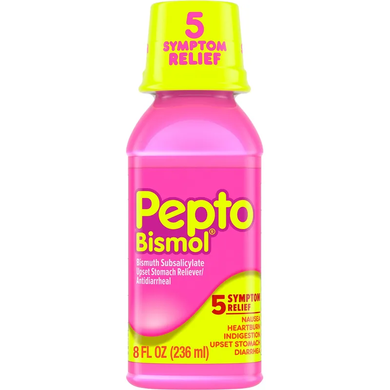 Pepto Bismol Upset Stomach Reliever/Antidiarrheal Liquid Original view 1