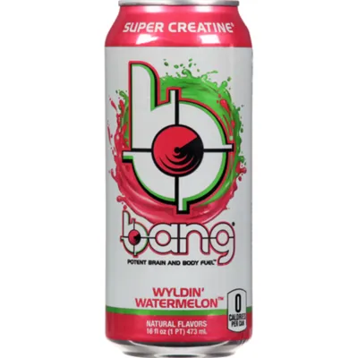 Bang Wyldin' Watermelon Energy Drink 16 oz Can