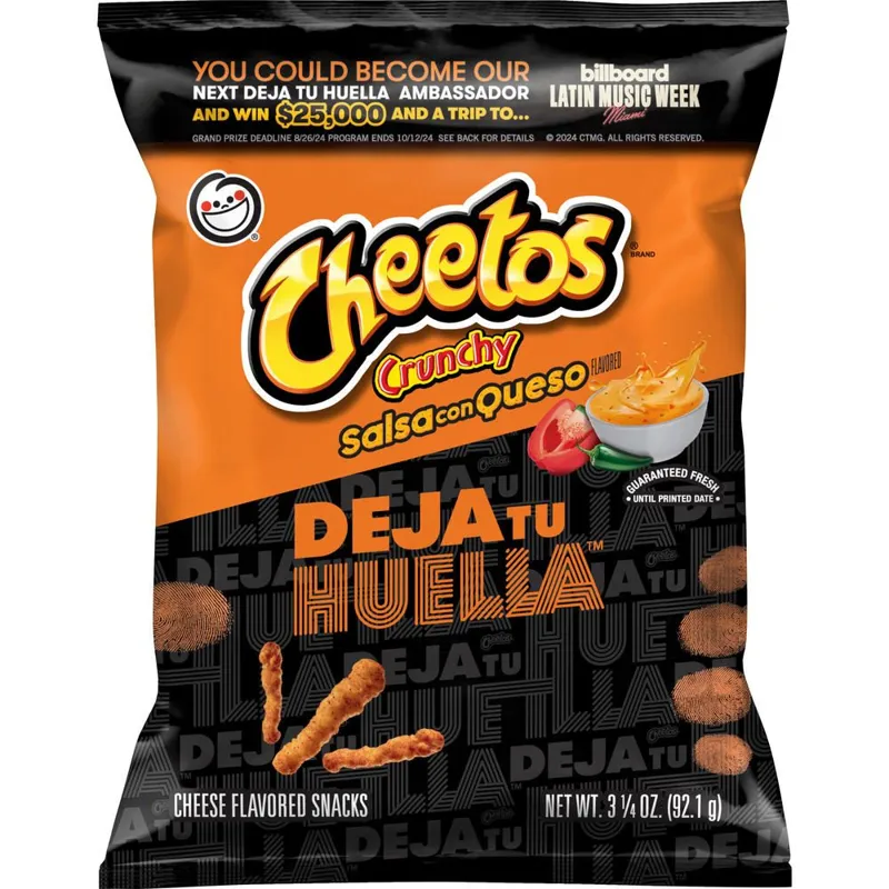 Cheetos Crunchy Salsa Con Queso Bag view 1