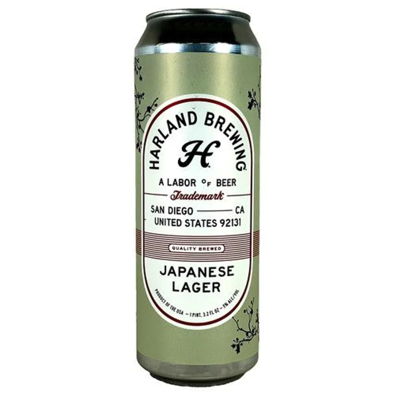 Harland Brewing Japanese Lager view 1
