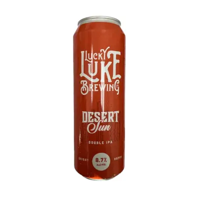 Lucky Luke Desert Sun Double IPA 4 Pack 64oz can