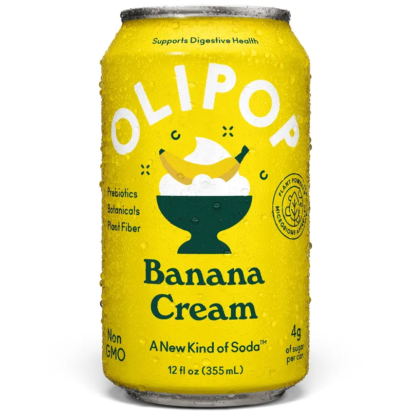 OLIPOP Banana Cream Soda view 1