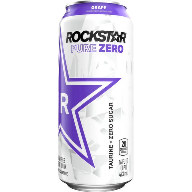 Rockstar Energy Supplement Grape view 1
