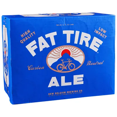 New Belgium Fat Tire Amber Ale 12 Pack 12 oz Cans