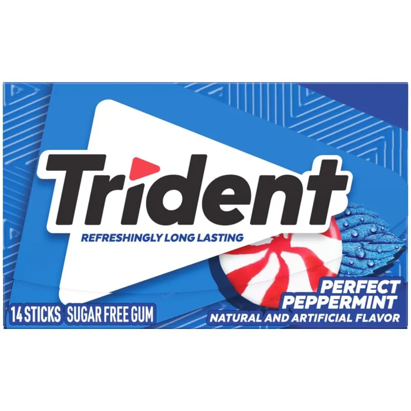 Trident Perfect Peppermint Sugar-Free Chewing Gum view 1