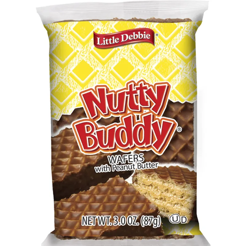Little Debbie Nutty Buddy Peanut Butter Wafer Bars view 1