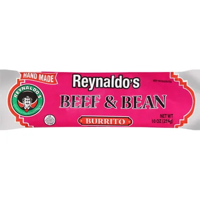 Reynaldo's Beef & Bean Burrito 10oz Piece