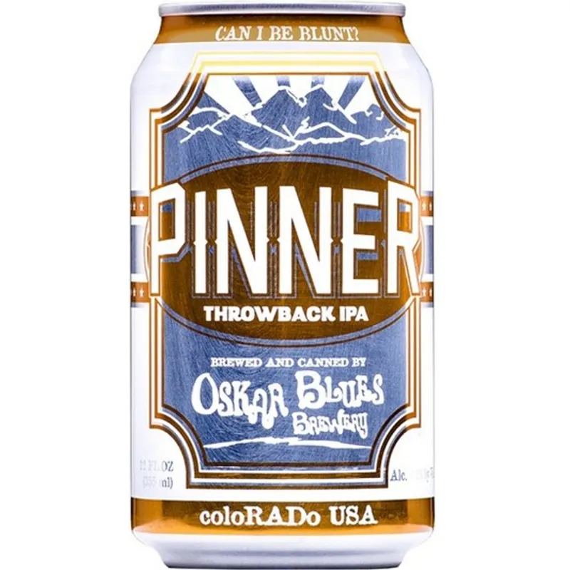 Oskar Blues Pinner Throwback IPA view 1