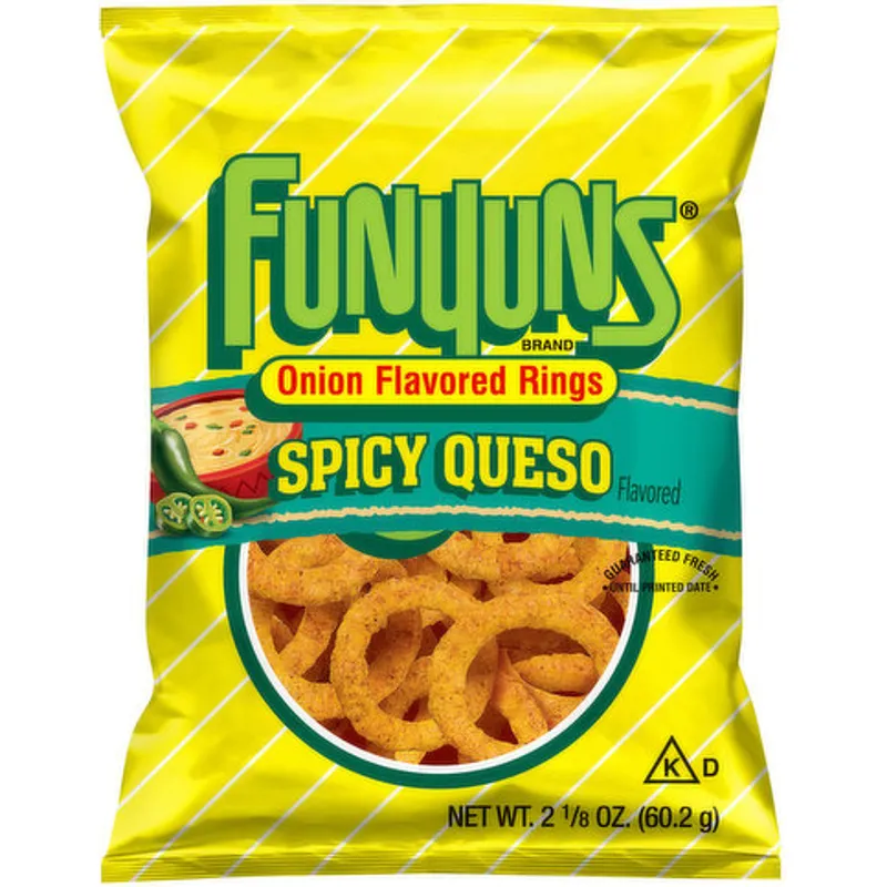 Funyuns Onion Rings, Spicy Queso Flavored Bag view 1