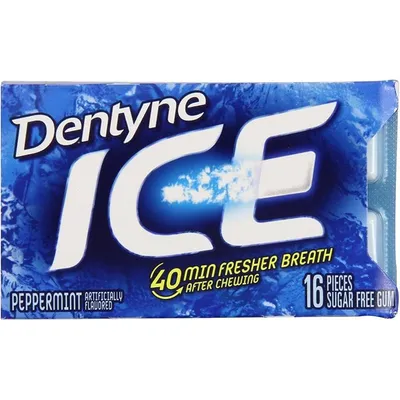 Dentyne Ice Peppermint Gum 16 Pieces 16pieces